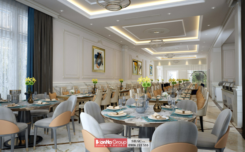 Mẫu khách sạn tân cổ điển 230m2 7 tầng tại Hải Phòng 3