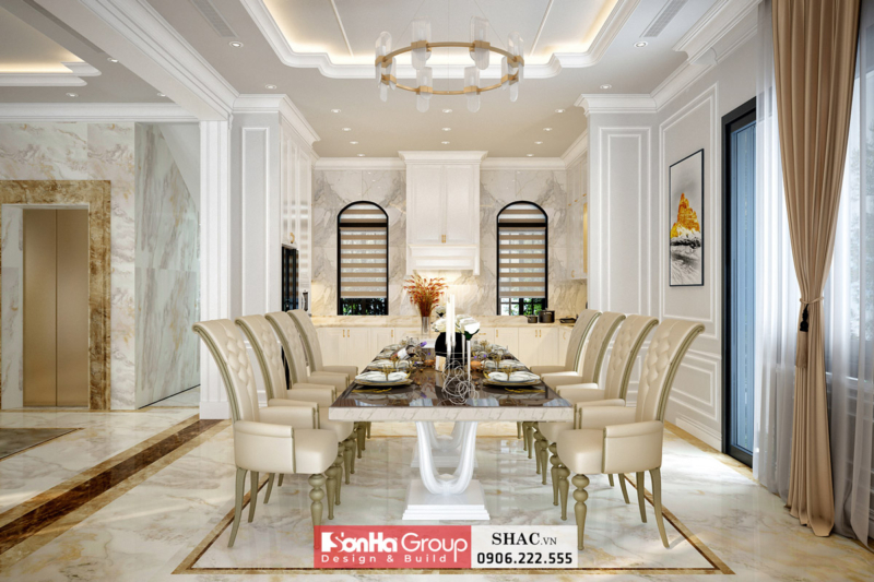 Thiết kế biệt thự phong cách tân cổ điển 123m2 tại Hải Phòng 7