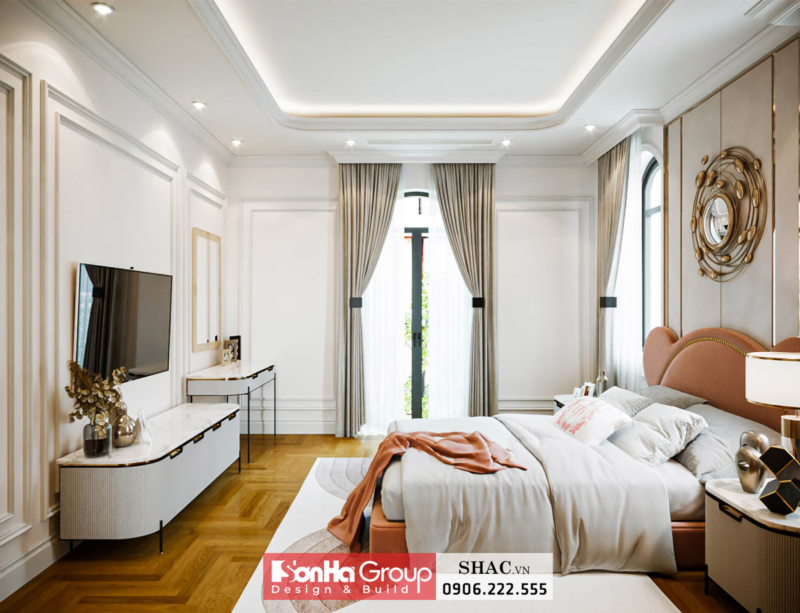 Thiết kế biệt thự phong cách tân cổ điển 123m2 tại Hải Phòng 12