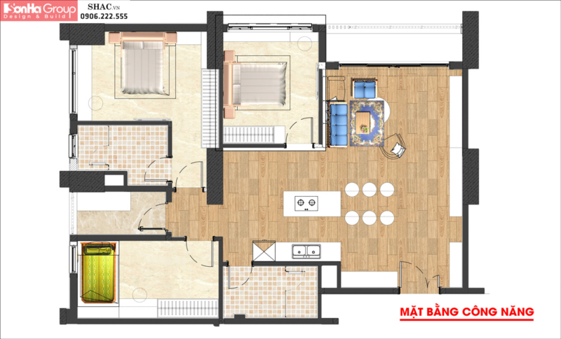 Thiết kế nội thất hiện đại trong căn hộ Minato Hải Phòng 19