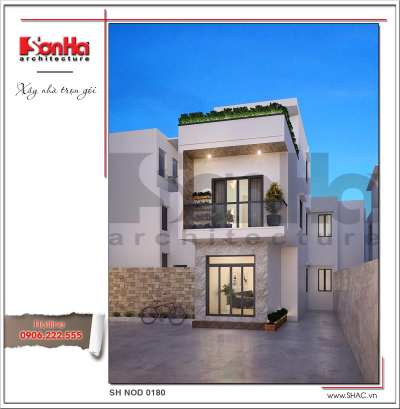 mặt tiền biệt thự chữ L 2 tầng mặt bằng biệt thự 2 tầng chữ l