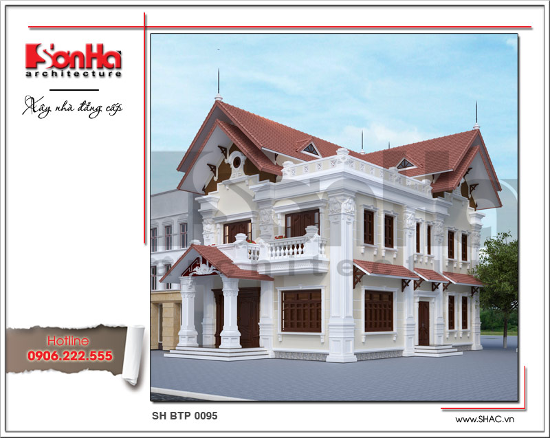 mẫu biệt thự 2 tầng kiểu Pháp mẫu biệt thự 2 tầng kiểu Pháp