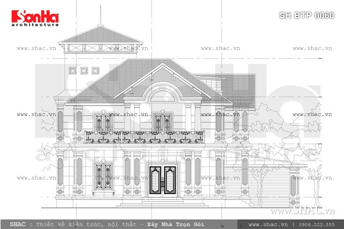 mẫu biệt thự 2 tầng kiểu Pháp mẫu biệt thự 2 tầng kiểu Pháp