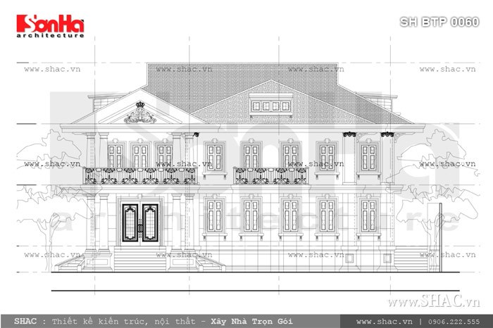mẫu biệt thự 2 tầng kiểu Pháp mẫu biệt thự 2 tầng kiểu Pháp
