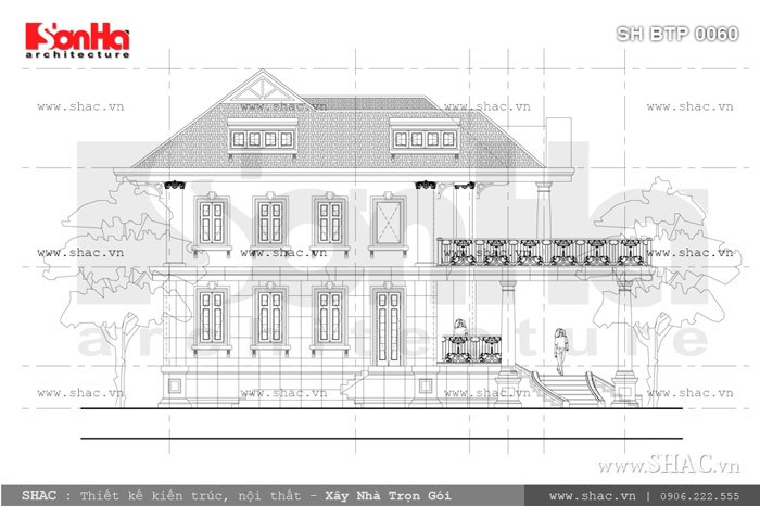 mẫu biệt thự 2 tầng kiểu Pháp mẫu biệt thự 2 tầng kiểu Pháp