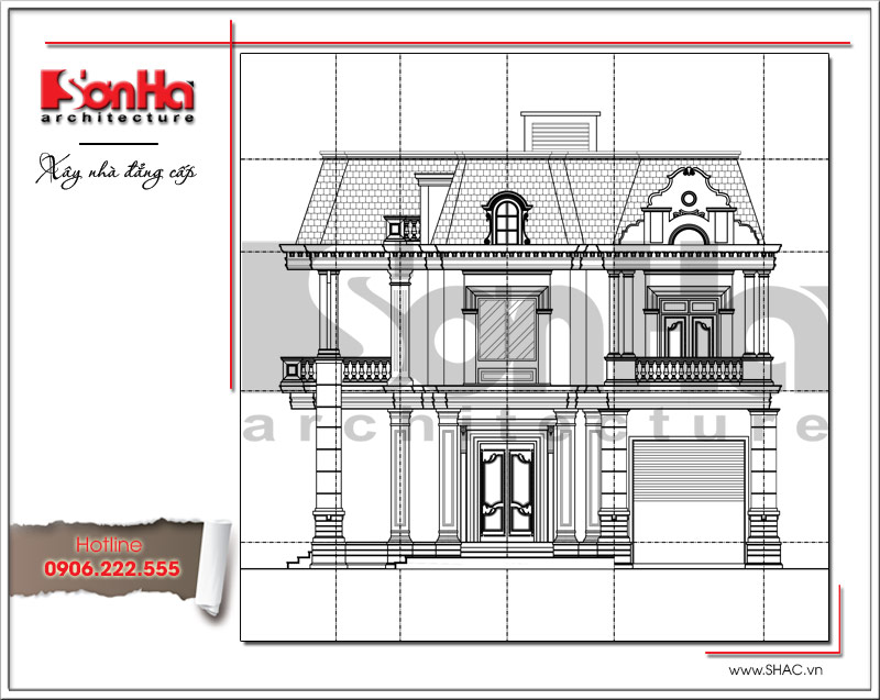 mẫu biệt thự 2 tầng kiểu Pháp mẫu biệt thự 2 tầng kiểu Pháp