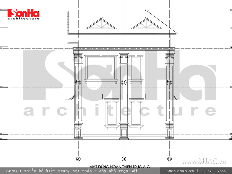 mẫu biệt thự 2 tầng kiểu Pháp mẫu biệt thự 2 tầng kiểu Pháp