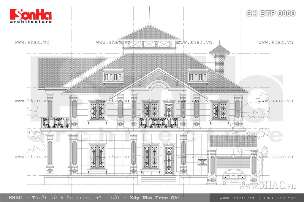 mẫu biệt thự 2 tầng kiểu Pháp mẫu biệt thự 2 tầng kiểu Pháp