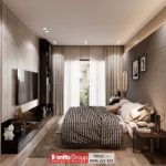 Mẫu thiết kế nội thất căn hộ phong cách hiện đại đẹp tinh tế 23