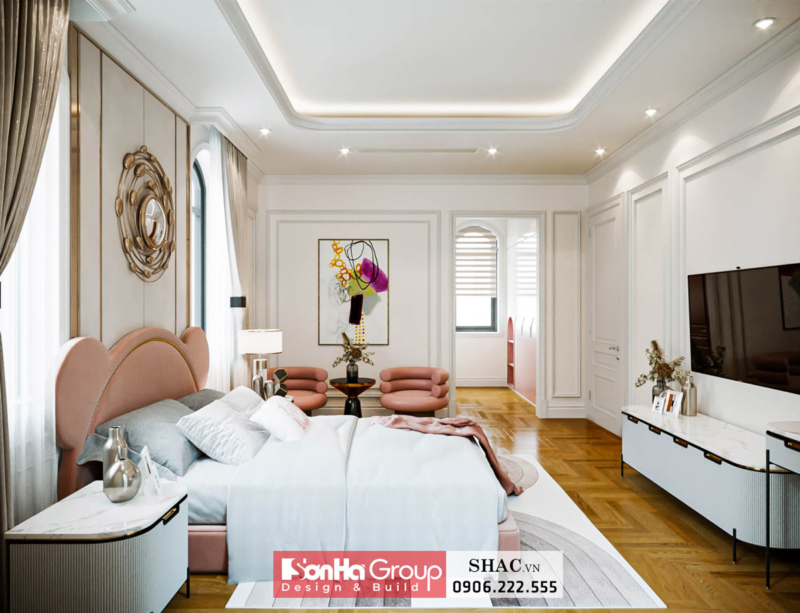 Thiết kế biệt thự phong cách tân cổ điển 123m2 tại Hải Phòng 19