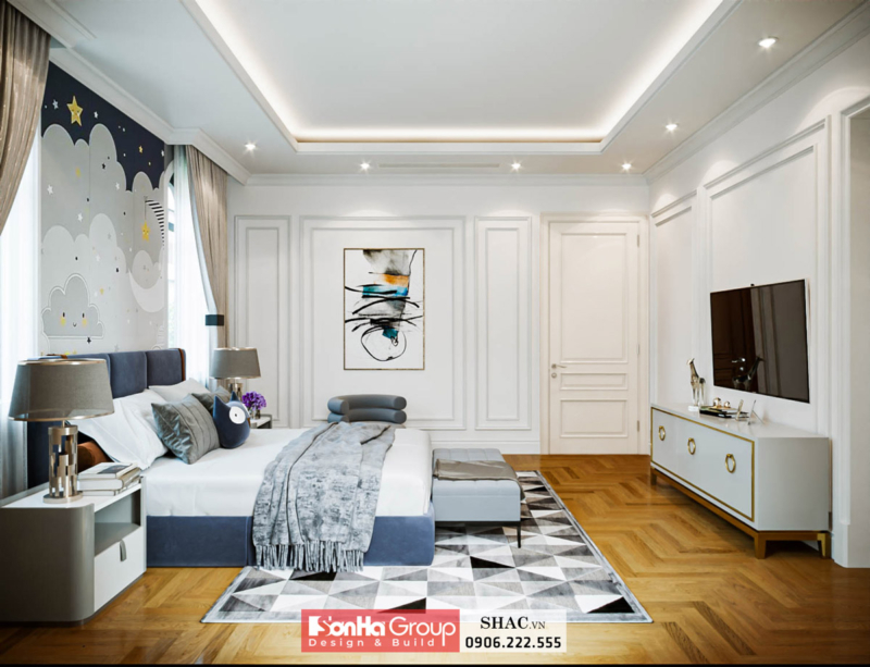 Thiết kế biệt thự phong cách tân cổ điển 123m2 tại Hải Phòng 18