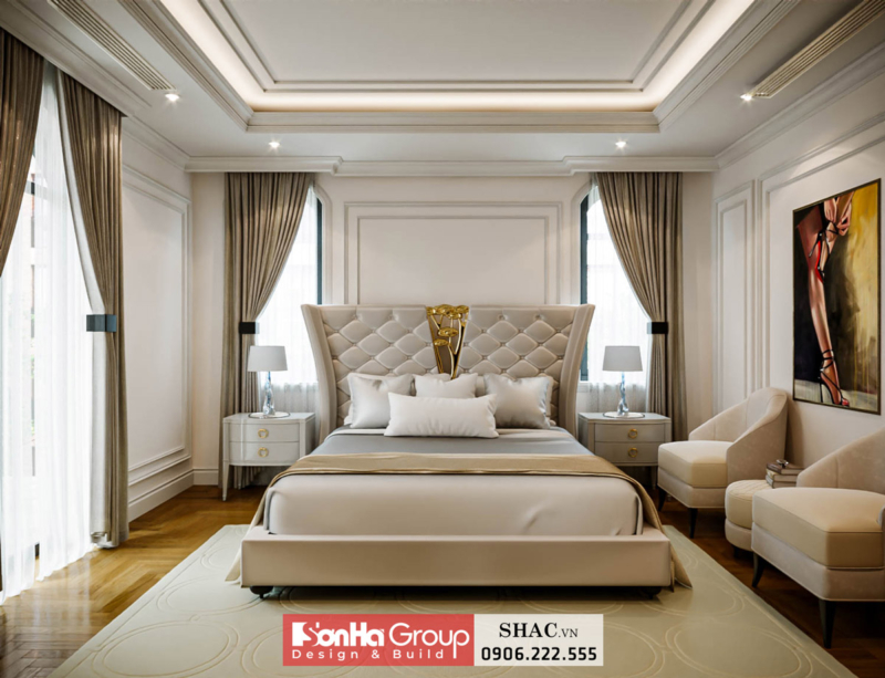 Thiết kế biệt thự phong cách tân cổ điển 123m2 tại Hải Phòng 16