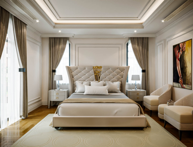 Thiết kế biệt thự phong cách tân cổ điển 123m2 tại Hải Phòng 17