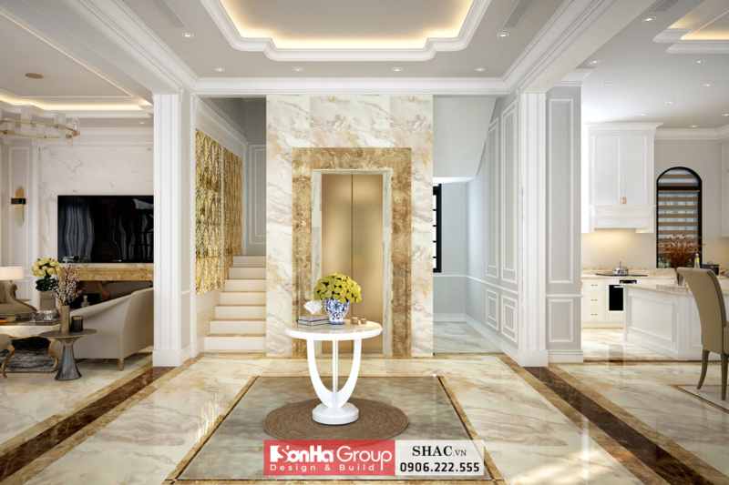 Thiết kế biệt thự phong cách tân cổ điển 123m2 tại Hải Phòng 4