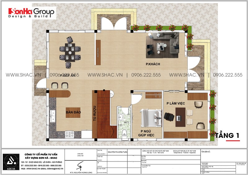 Biệt thự mini 100m2 Biệt thự mini 100m2