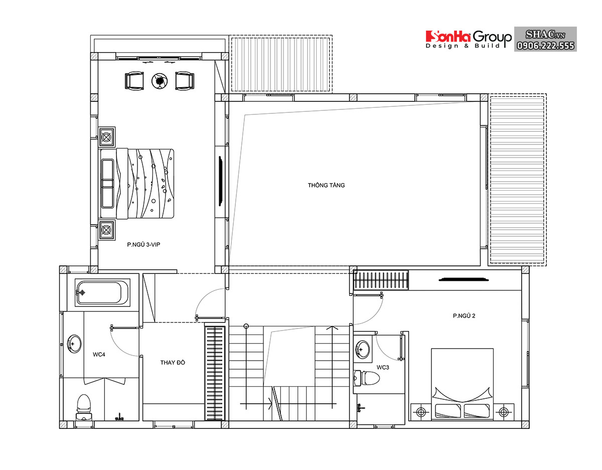 biệt thự 2 tầng 70m2