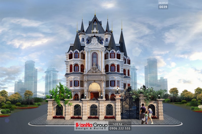 thiết kế lâu đài