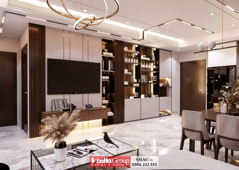 Góc khác trong thiết kế nội thất phòng khách