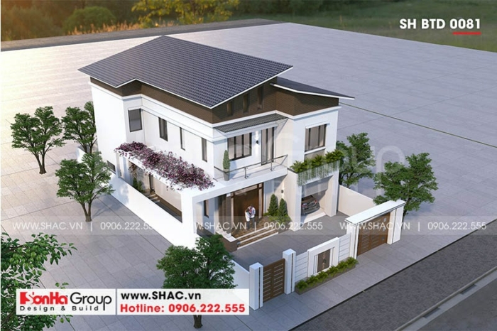 biệt thự 2 tầng 200m2