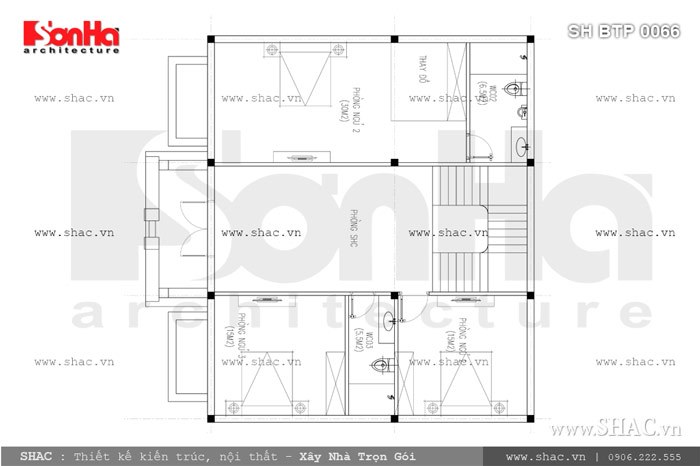 Biệt thự có tầng hầm tầng 2