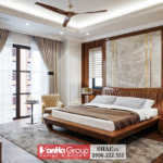 Mẫu thiết kế biệt thự tân cổ điển 4 tầng tại Bắc Ninh - SH BTP 0173 25