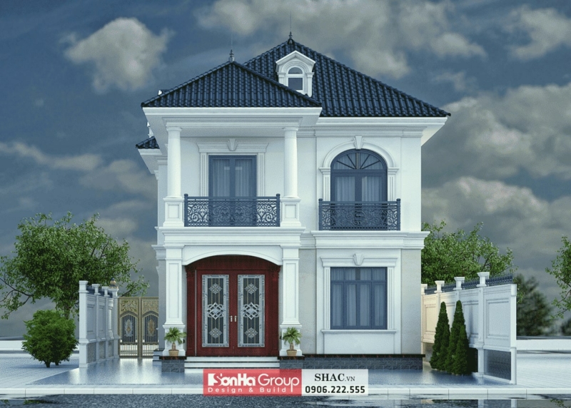 Biệt thự 2 tầng phong cách hiện đại Thái Bình Biệt thự 2 tầng phong cách hiện đại Thái Bình