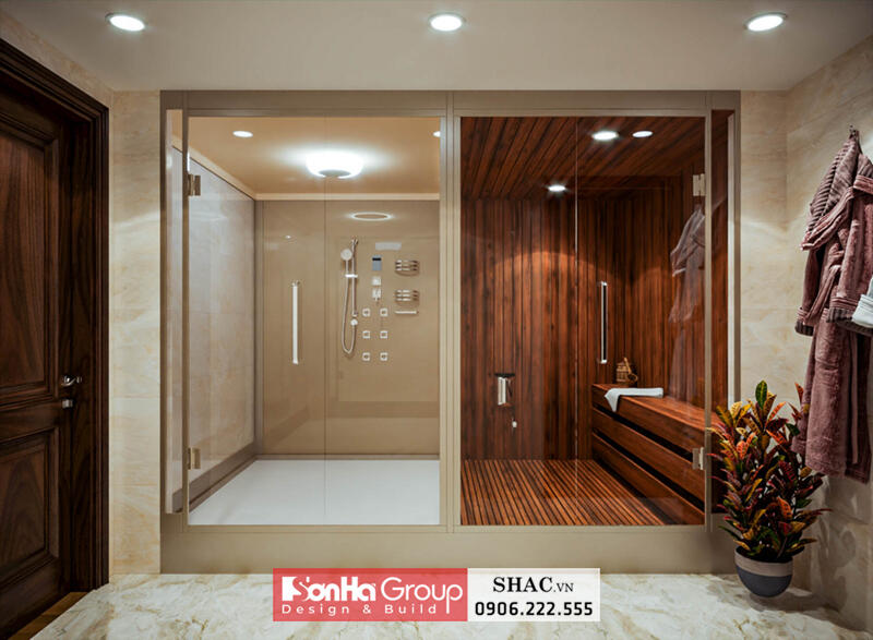 Mẫu thiết kế biệt thự tân cổ điển 4 tầng tại Bắc Ninh - SH BTP 0173 42