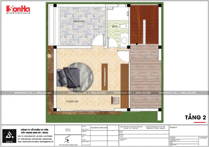 biệt thự 2 tầng 70m2