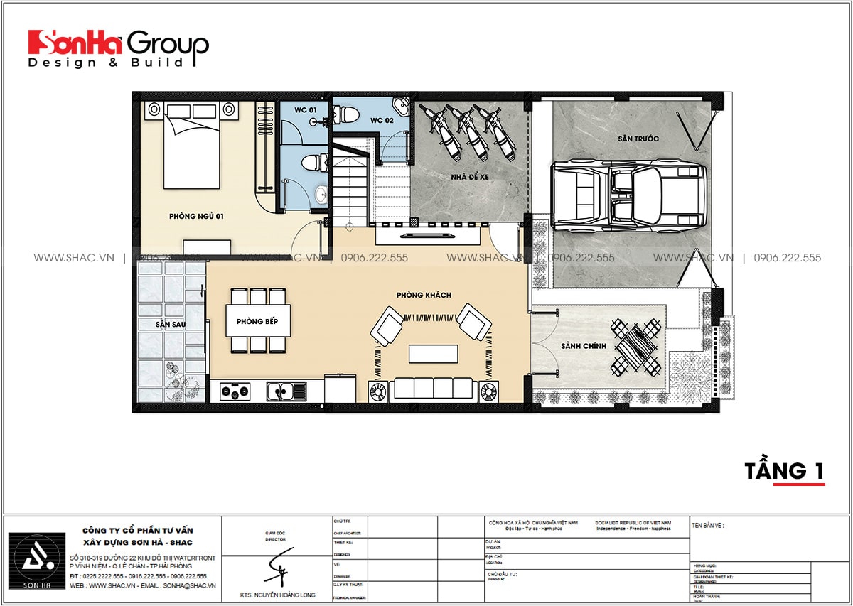 biệt thự 2 tầng 80m2