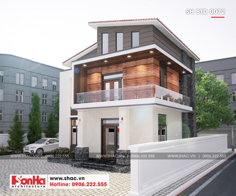 biệt thự song lập 2 tầng