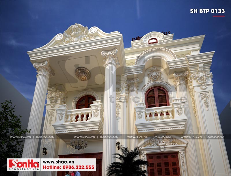 mẫu biệt thự song lập