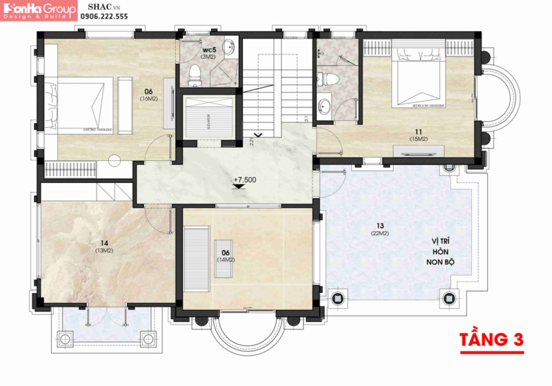 Thiết kế biệt thự tân cổ điển Thiết kế biệt thự tân cổ điển