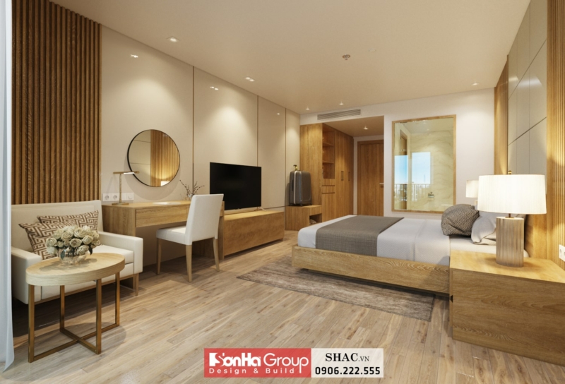 Không gian thiết kế khách sạn hiện đại