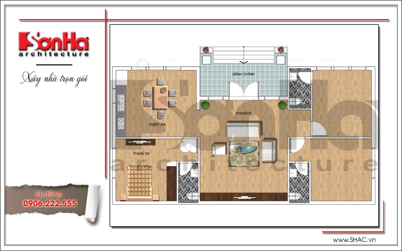 thiết kế biệt thự 10x10 hiện đại đẹp