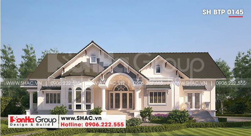 thiết kế biệt thự 10x10 sân vườn