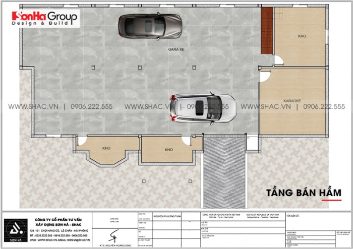 thiết kế biệt thự 10x10 sân vườn