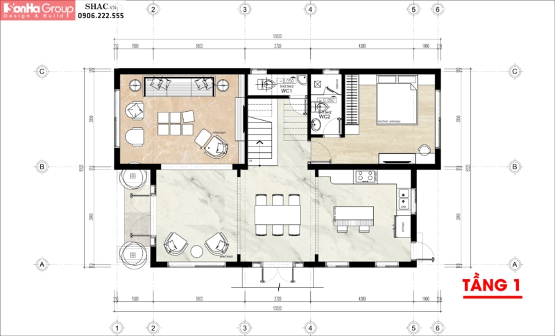 Thiết kế biệt thự 110m2