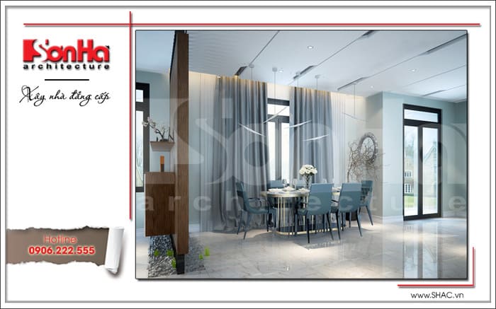 thiết kế biệt thự 8x20m