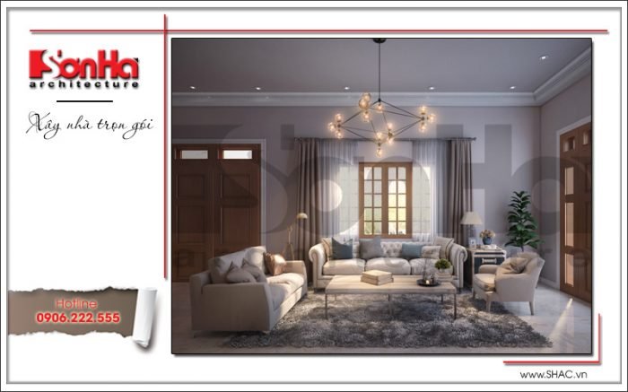 mẫu biệt thự 8x20m