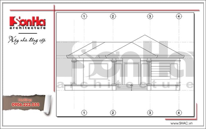 mẫu biệt thự 8x20