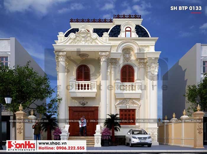 thiết kế biệt thự 9x18m