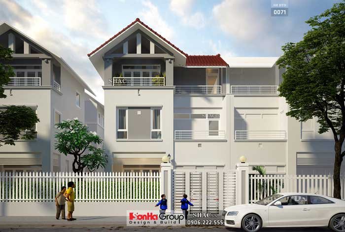 thiết kế biệt thự 9x18m