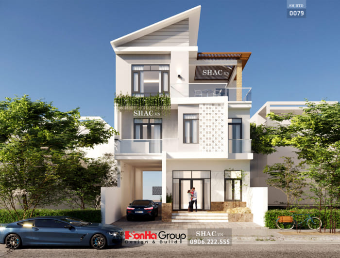 thiết kế biệt thự 9x18m