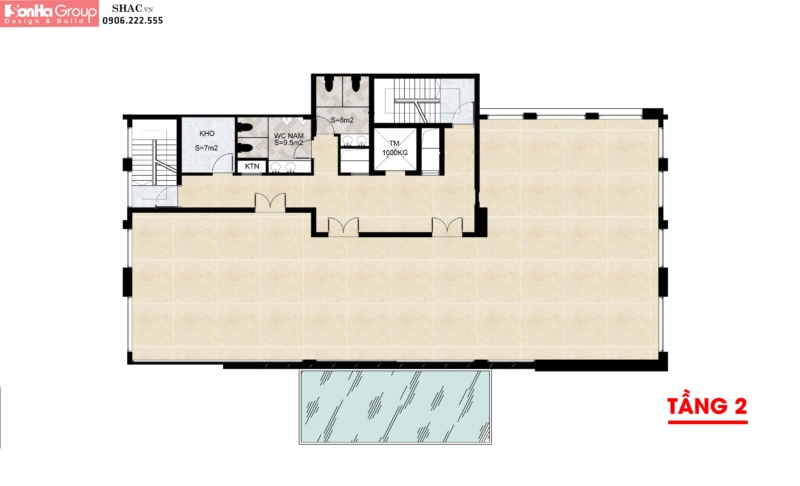 Thiết kế tòa nhà văn phòng tại Bắc Ninh