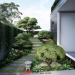 Thiết kế biệt thự 3 tầng hiện đại 500m2 tại Hải Phòng - SH BTD 0092 24