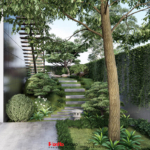 Thiết kế biệt thự 3 tầng hiện đại 500m2 tại Hải Phòng - SH BTD 0092 26