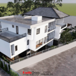 Thiết kế biệt thự 3 tầng hiện đại 500m2 tại Hải Phòng - SH BTD 0092 22