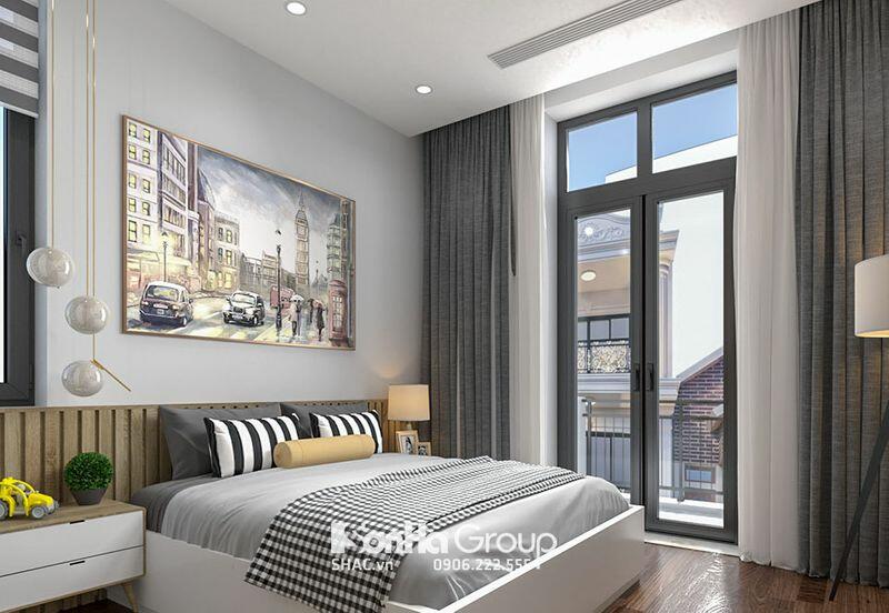 Nhà biệt thự 2 tầng 4 phòng ngủ