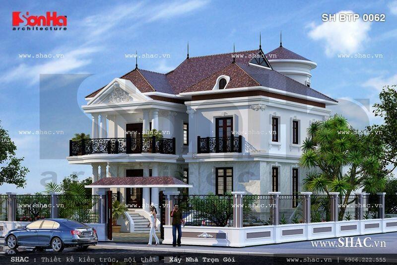 Biệt thự 2 tầng 1 tum