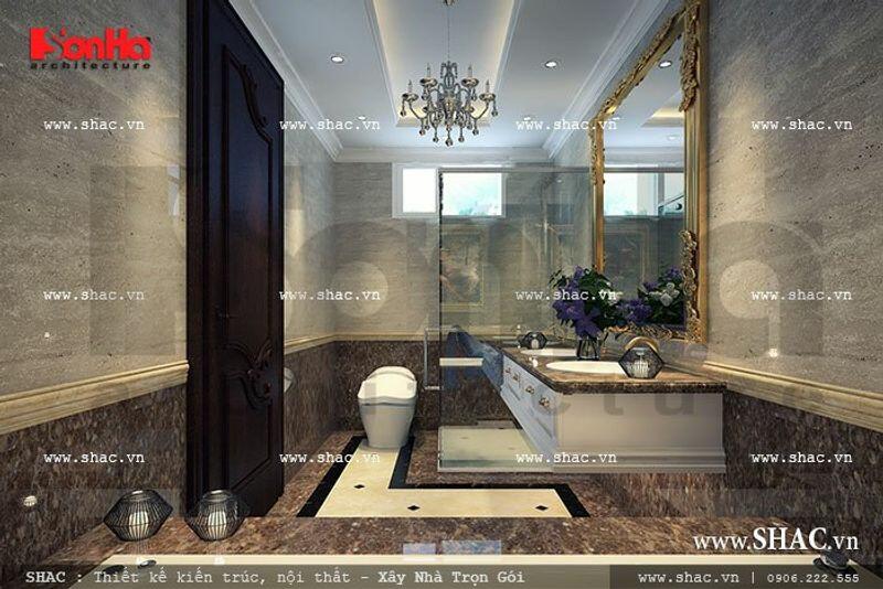 Biệt thự 2 tầng phòng thờ tầng 1